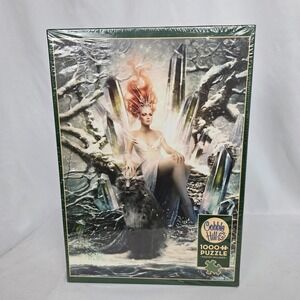 New Sealed Cobble Hill "Crystal" by Melanie Delon 1000pc Jigsaw Puzzle w/ Poster